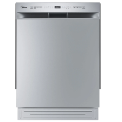 Midea lavaplatos empotrable 14 servicios color silver MDWPS1401KSS