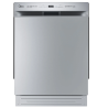 Midea lavaplatos empotrable 14 servicios color silver MDWPS1401KSS