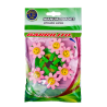 Barrilito clip de madera flores rosas wclp10p 6 piezas