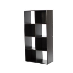 Kenneth Cole librero cubo unit color negro W61.5 x H122.5 x D29.5 cm-KCWD2022052-B