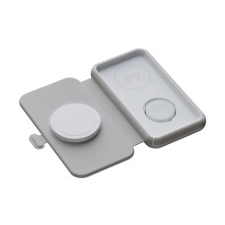 Trust Xtorm XWF31 cargador de viaje inalambrico 3 en 1 plegable de 15 W - gris - XWF31