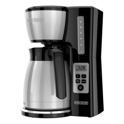 Black + Decker cafetera termica 12 tazas CMB2020B -  CM2046S-LA