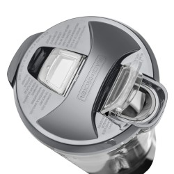 Black + Decker licuadora 10 veloc jarra vidrio 550w negra BLBD210GB