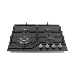 Midea estufa empotrable a gas 24" vidrio color negro MTGB24R3402GG