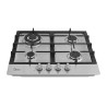 Midea estufa empotrable a gas 24" color silver MTGB24R3402GS