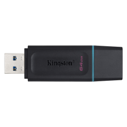 Kingston memoria exodia negra con turquesa 64GB usb 3.2 DTX