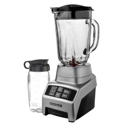 Black + Decker licuadora digital 3 veloc gris 700w +vaso personal BL1840MS