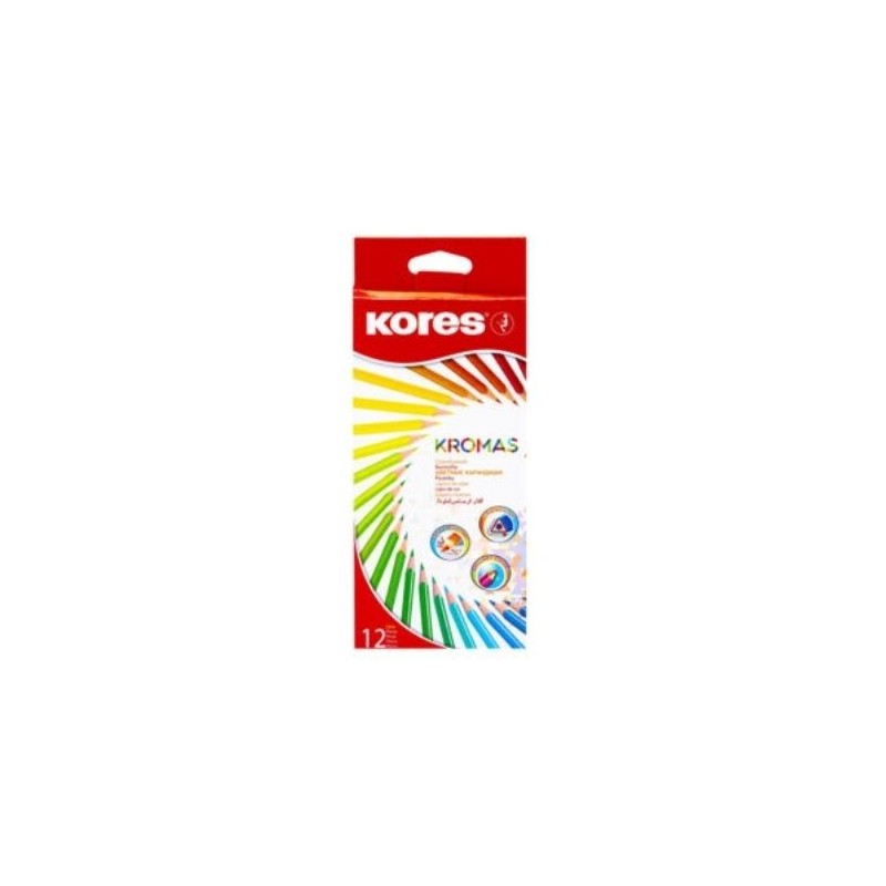 Lapiz Kromas 93391p 12 Colores Triang Kores