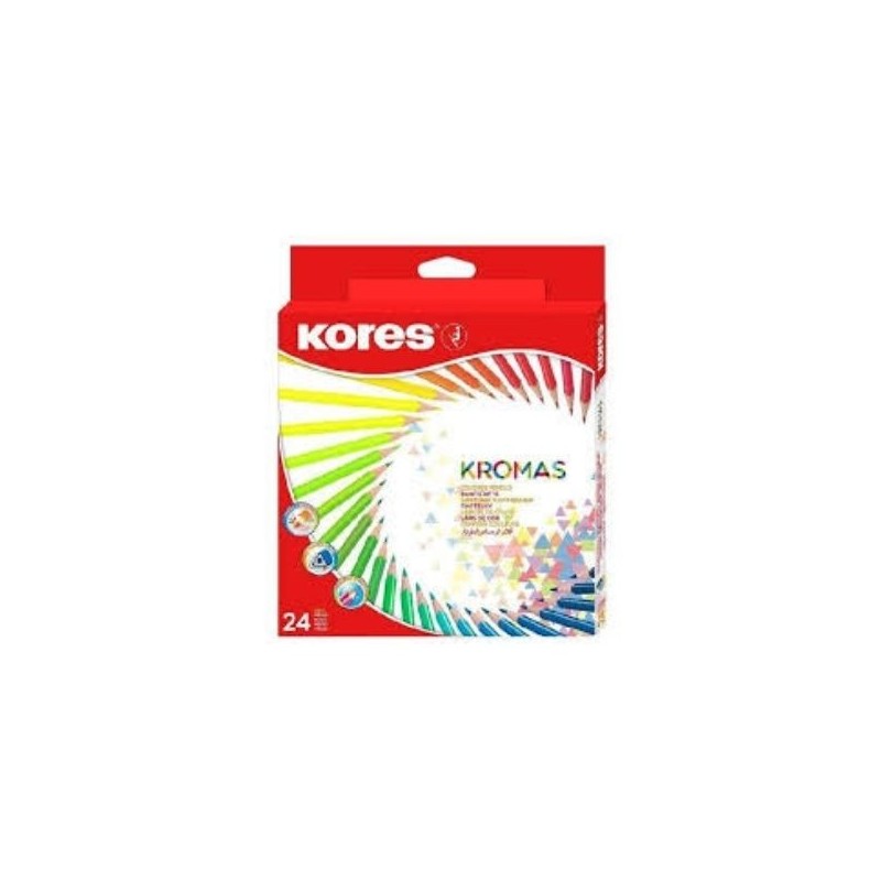 Lapiz Kromas 93392p 24 Colores Triang Kores