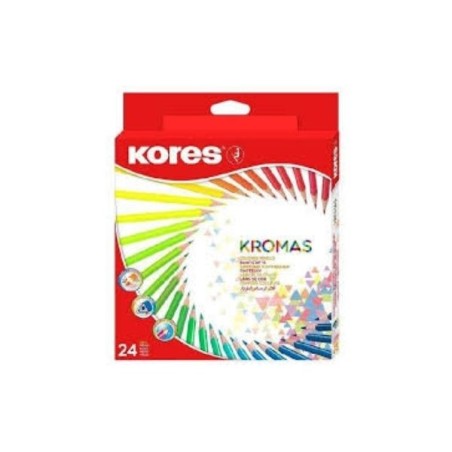 Lapiz Kromas 93392p 24 Colores Triang Kores
