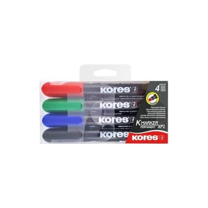 Marcador Perm XP1-2 Set 4uds Tradicionales Kores