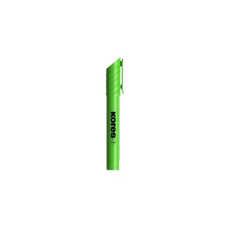 Resaltador +Plus 36005 Verde 12uds Kores