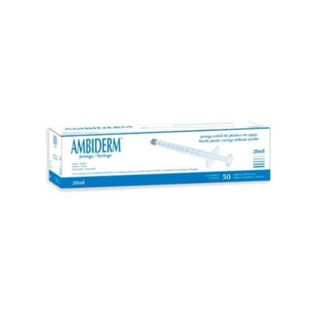 Jeringa de 20ml. Desechable sin aguja