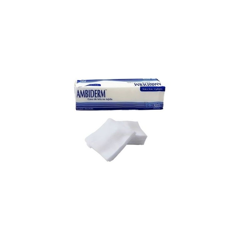 GASA NO ESTÉRIL 5X5 TELA NO TEJITAS PAQ 200 UNDS