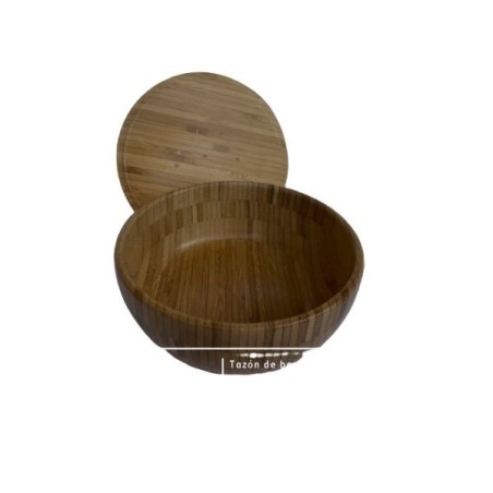 Tazón de bambú con tapa 18 cm
