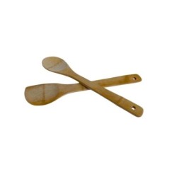 Set 2 pcs espátulas de bambú de 30 cm