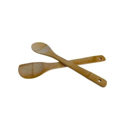 Set 2 pcs espátulas de bambú de 30 cm