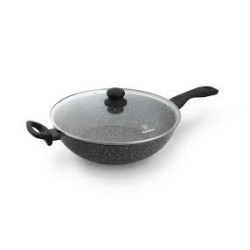 Westinghouse Wok 32cm tapa vidrio acabado marmol negro BPA Free WCCW0009032MBB