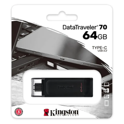 Kingston memoria puerto tipo C 64GB DT70