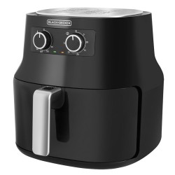 Black + Decker freidora de aire 4L negra HF4004B