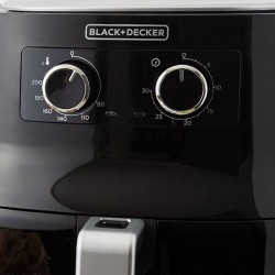 Black + Decker freidora de aire 4L negra HF4004B