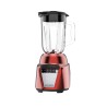 Black + Decker Licuadora Rojo Acero Inoxidable 700 Watts, 8 Veloc. Jarra vidrio 1.25L BL0876-2RDLA