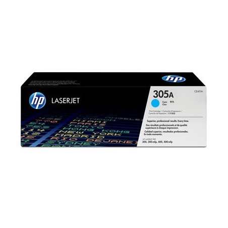 HP toner cian 2 600 pgs CE411A