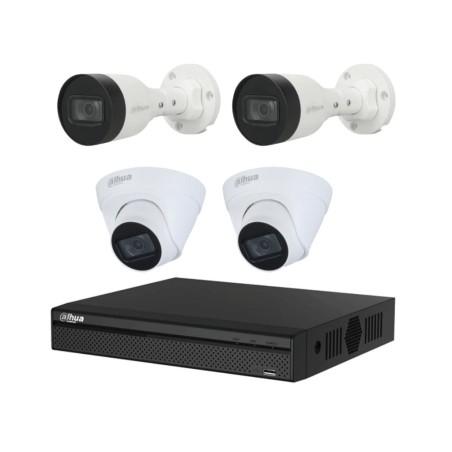 Dahua kit camaras 4Ch NVR - 1.0.01.04.37133-0002