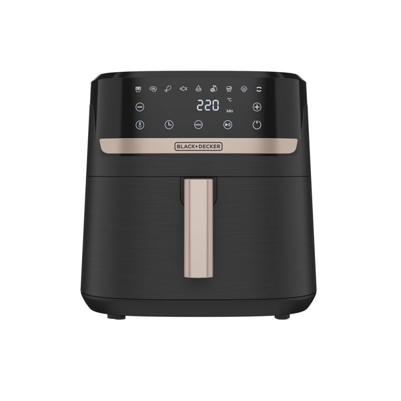 Black + Decker freidora de aire 8L purifry digital color negro - AFBD82-1BDLA