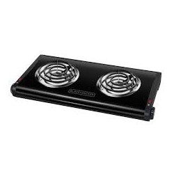 Black + Decker hornilla doble DB1002B