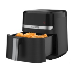 Black + Decker Freidora Aire PURIFRY™5.5L Dig Negra AFBD62-1BDLA