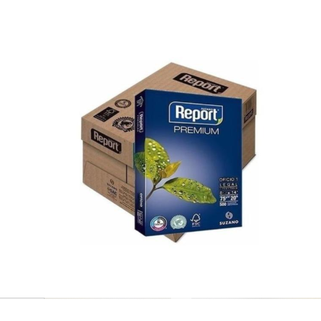 Report caja 10 und resma 8.5 x 11 500hjs 98% 75gr