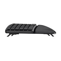 Trust keyra teclado inalambrico multidispositivo ergonomico US - 25459