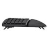 Trust keyra teclado inalambrico multidispositivo ergonomico US - 25459
