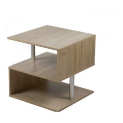 Kenneth Cole mesa de centro color roble W50 x H50 x D50 cm-KCWD2022054-O