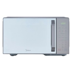 Midea microondas 1.1pc puerta acabado espejo gabinete gris con grill MMDXG11S2MG