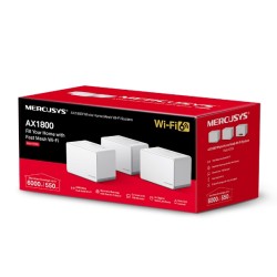 TP-link router Mercusys Sistema WiFi 6 Mesh AX1800Mbps-Halo H70X(3-pack)