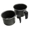 Westinghouse set de 2 ollas para leche marmol negro 12cm WCCS000902AMBB