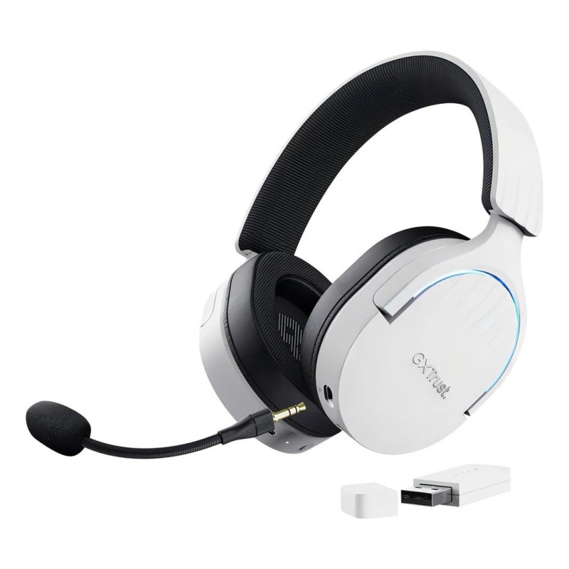 Trust audifonos inalambricos color blanco gaming - 25304