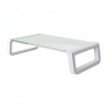 Trust monta soporte para monitor de cristal templado blanco - 25351