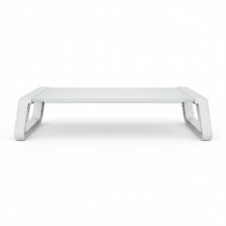 Trust monta soporte para monitor de cristal templado blanco - 25351