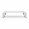 Trust monta soporte para monitor de cristal templado blanco - 25351