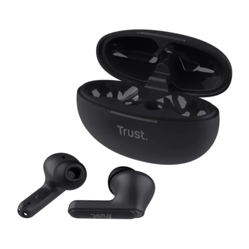 Trust audifonos bluetooth color negro microf  c/cancelacion de ruido - 25296