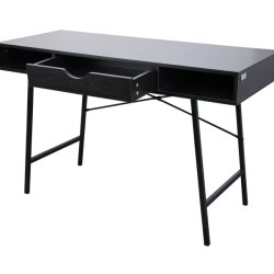 Kenneth Cole escritorio negro 120x48x76 cm KCWF202108-B