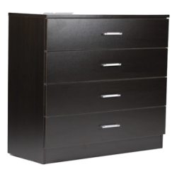 Kenneth Cole mueble cuatro gavetas color cafe oscuro - KCWD20220512-BR