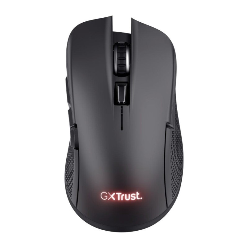 Trust  mouse Eco GXT 923 YBAR color negro gaming resolución de 7200 ppp e iluminacion LED RGB - 24729