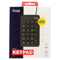 Trust teclado numerico USB color negro - 22221