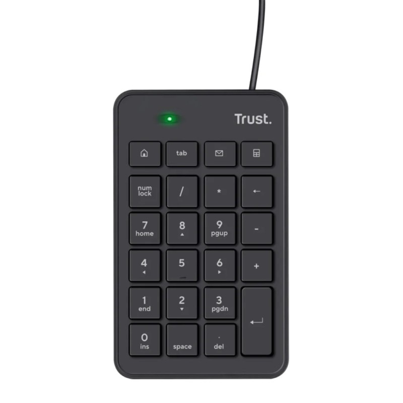 Trust teclado numerico USB color negro - 22221