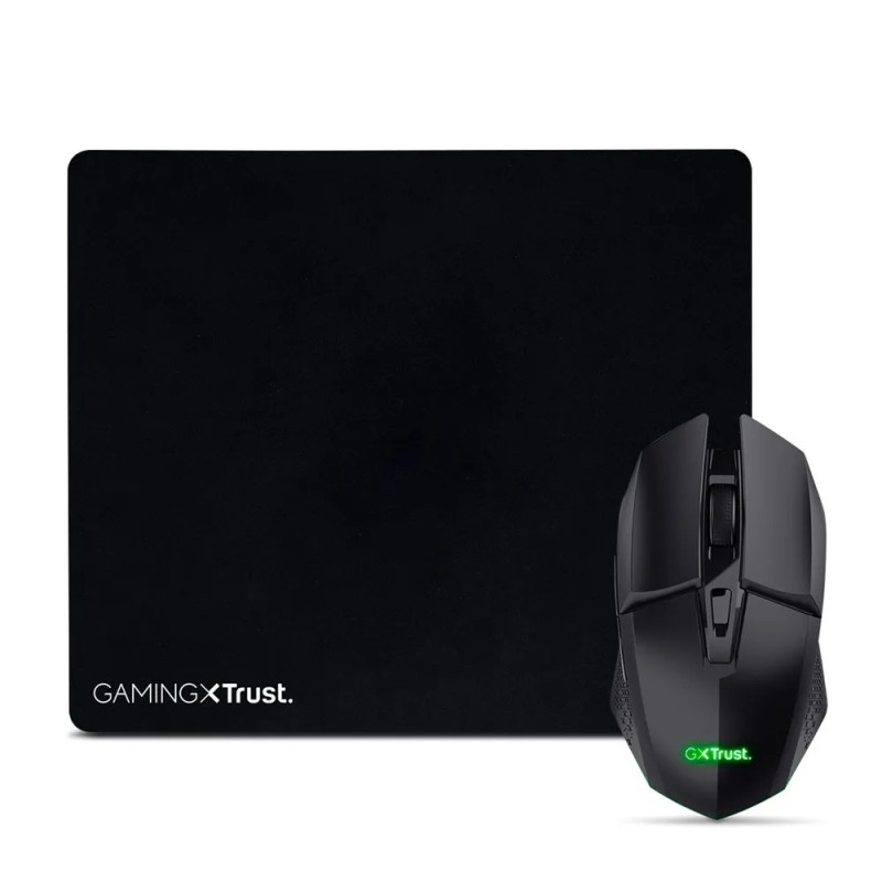 Trust mouse + mousepad  GXT112fFelox iluminado y alfombrilla de raton - 25070