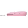 Trust  mouse recargable inalambrico silencioso color rosa con - 24125